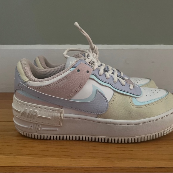 RARE!!! Nike Air Force One Shadow Pastel Size 7.5 - Picture 5 of 5